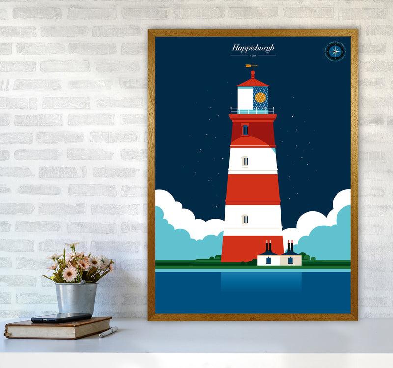 Happisburgh Art Print by Bo Lundberg A1 Print Only