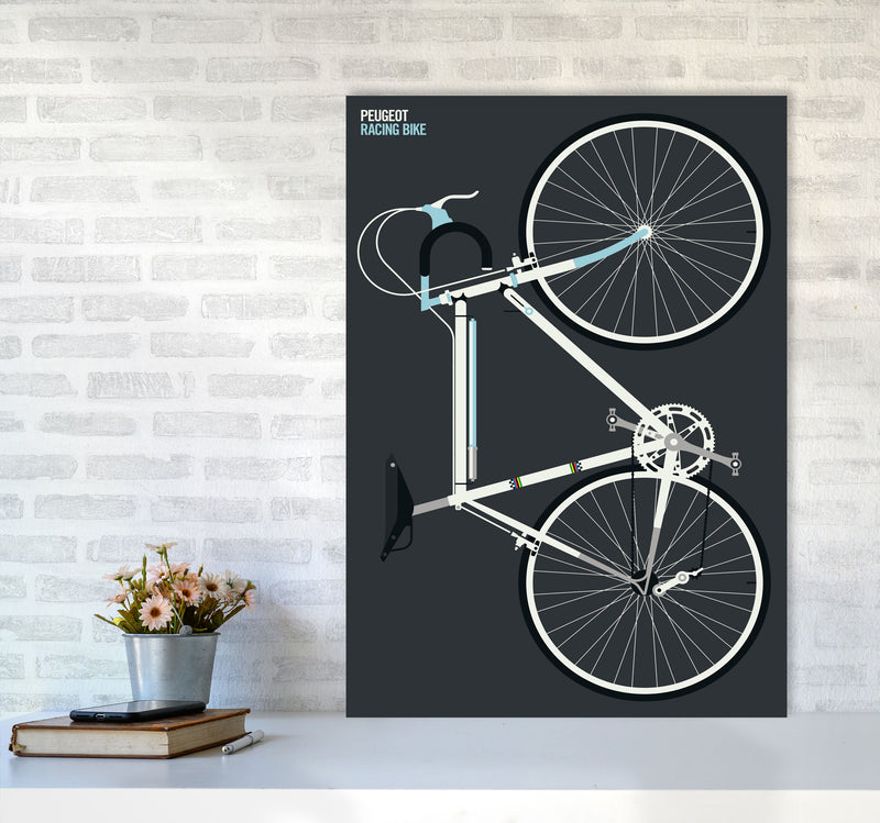 Peugeot Full Art Print by Bo Lundberg A1 Black Frame