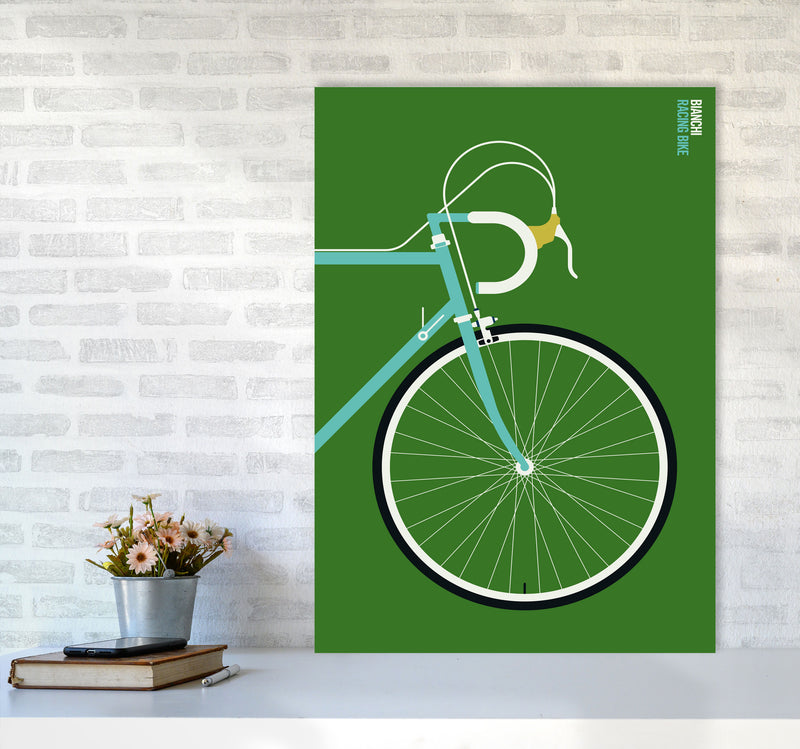 Icons Bianchi Front Art Print by Bo Lundberg A1 Black Frame