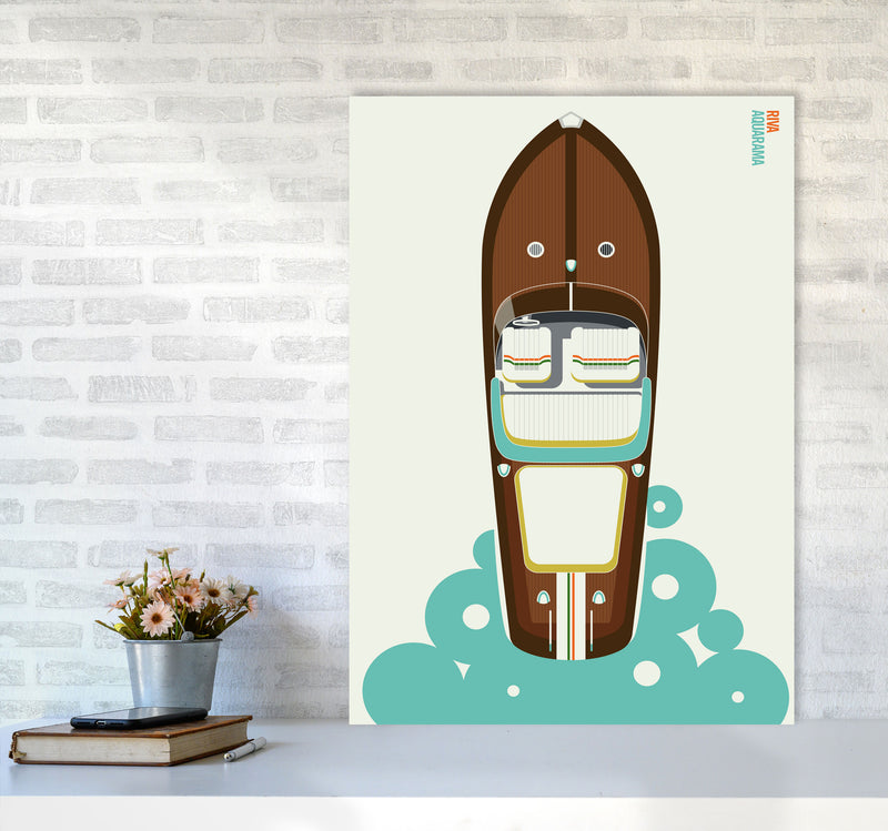 Icons Riva Art Print by Bo Lundberg A1 Black Frame