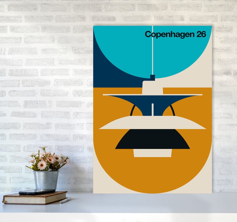 Copenhagen 26 Art Print by Bo Lundberg A1 Black Frame