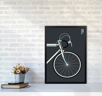 Peugeot front Art Print by Bo Lundberg A2 White Frame