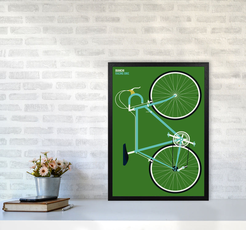 Icons Bianchi Full Art Print by Bo Lundberg A2 White Frame