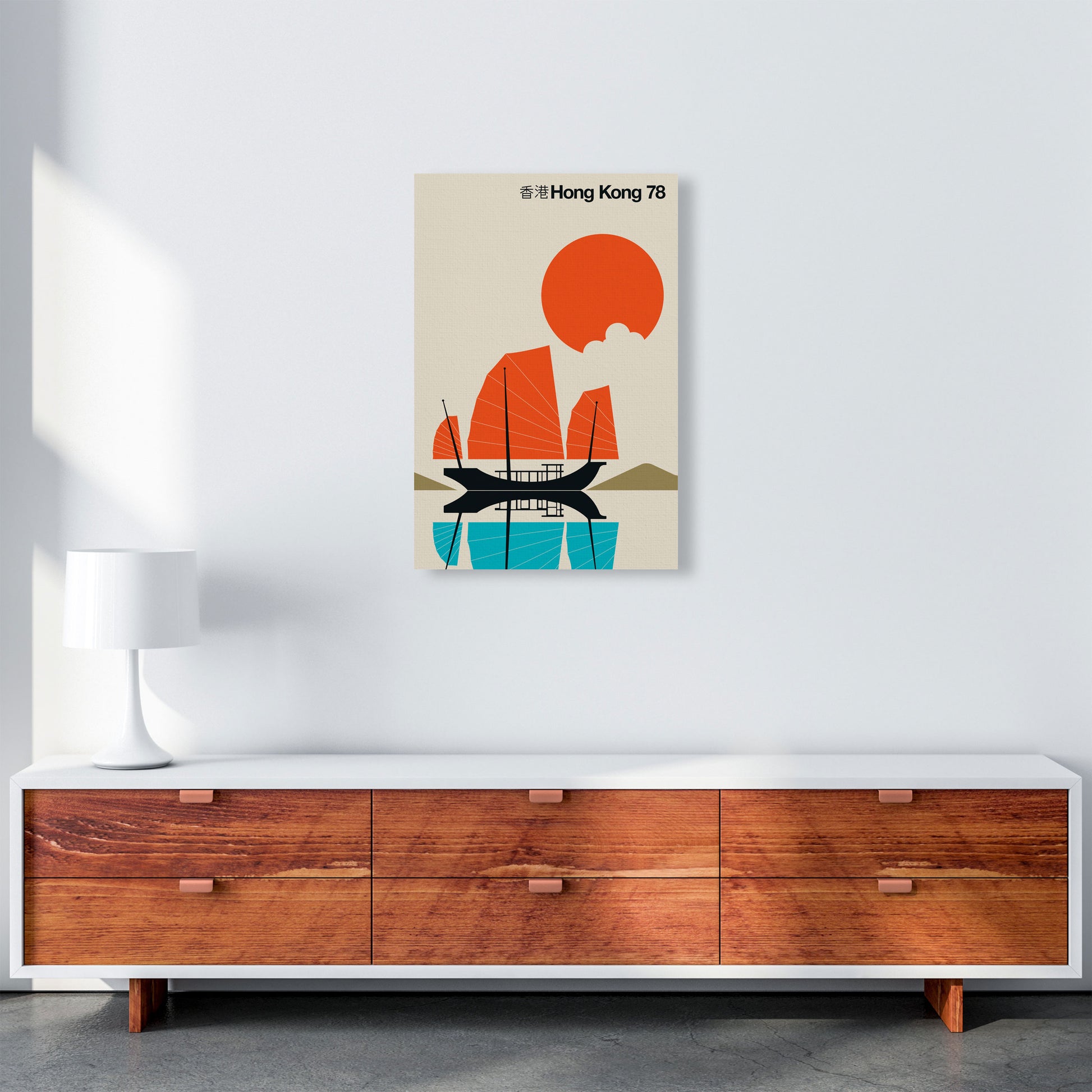 Hong Kong 78 Art Print by Bo Lundberg A2 Canvas