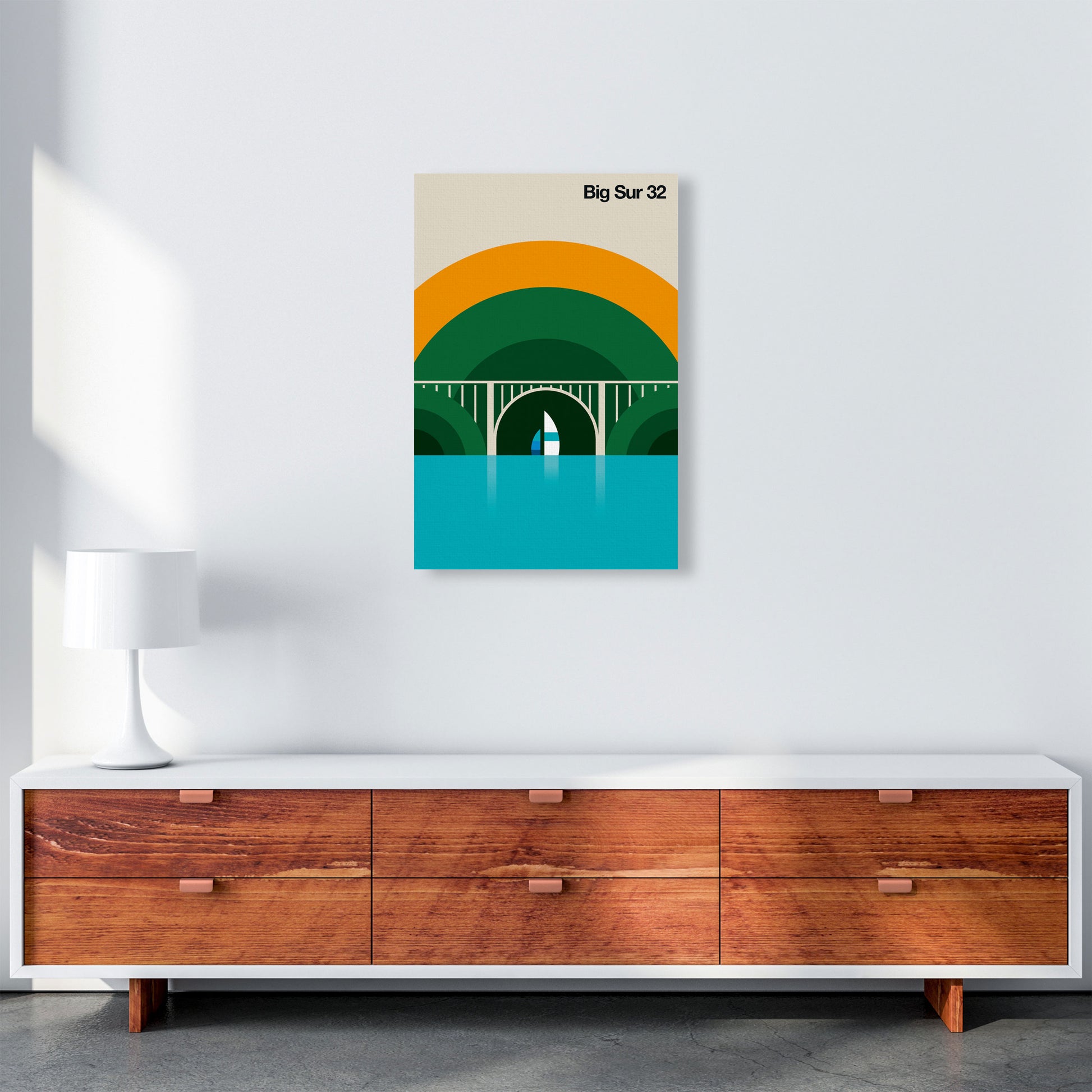Big Sur 32 Art Print by Bo Lundberg A2 Canvas