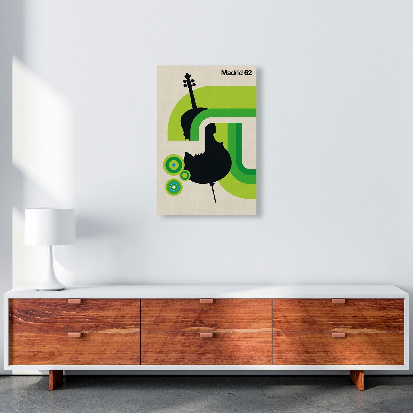 Madrid 62 Art Print by Bo Lundberg A2 Canvas