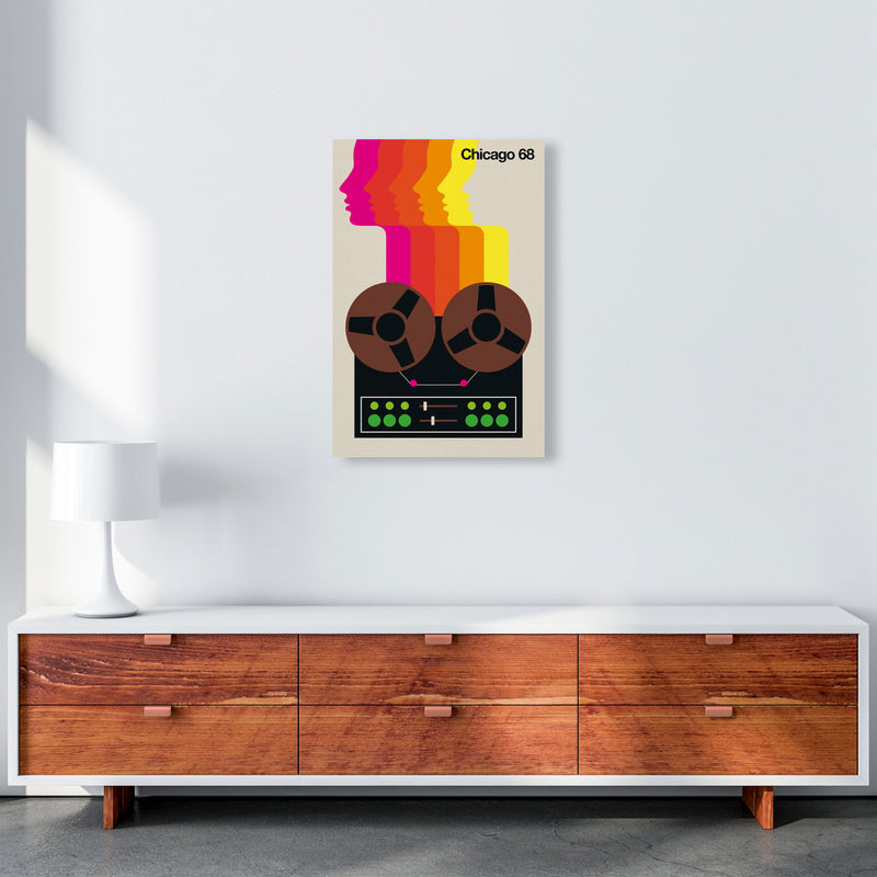 Chicago 68 Art Print by Bo Lundberg A2 Canvas