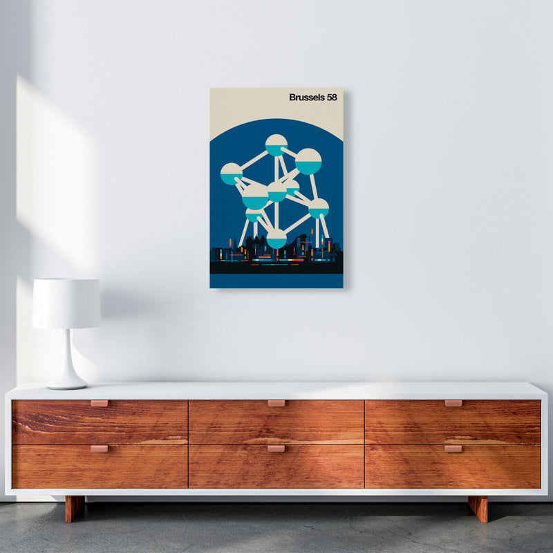 Brussels 58 Art Print by Bo Lundberg A2 Canvas