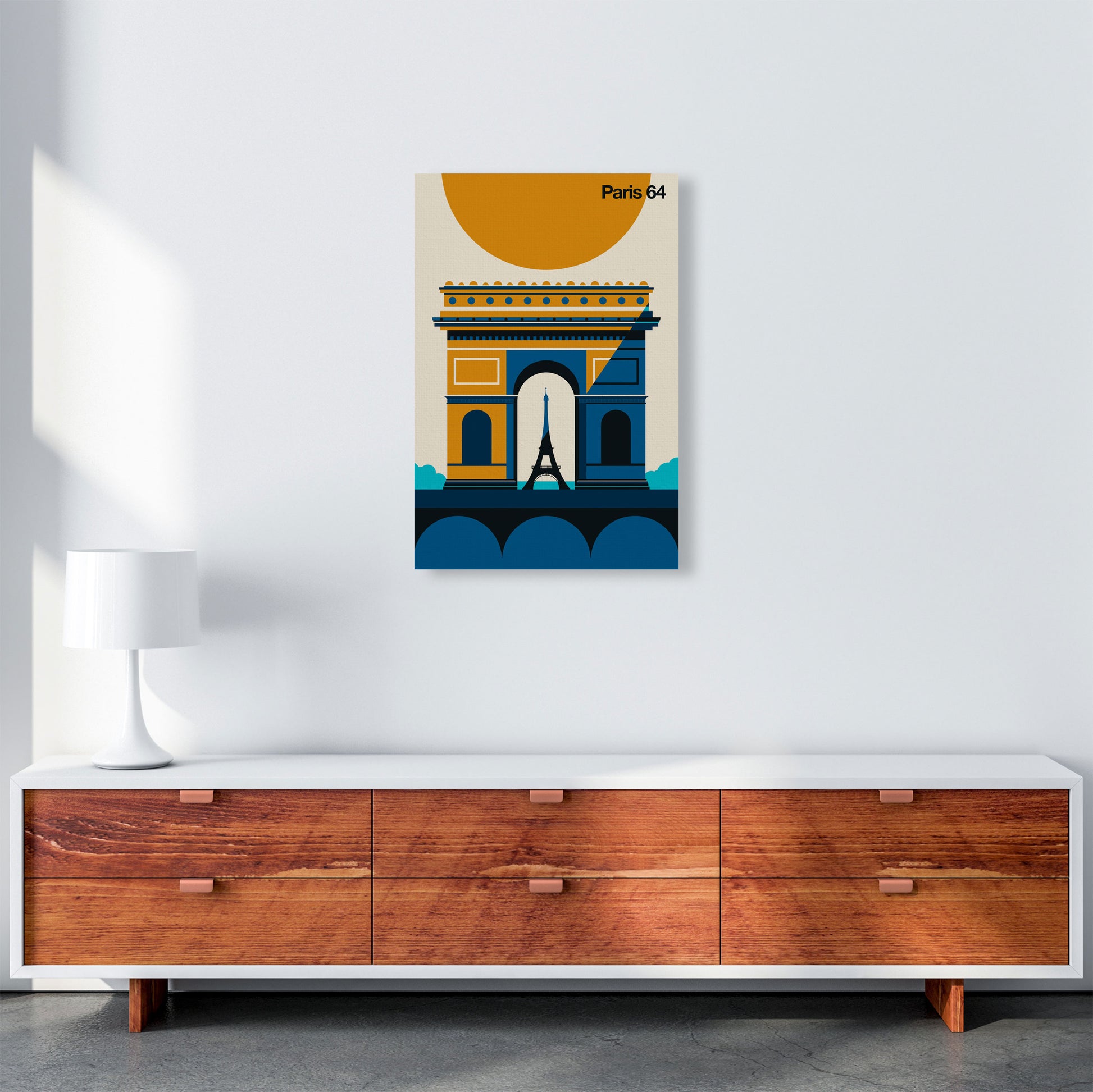Paris 64 Art Print by Bo Lundberg A2 Canvas