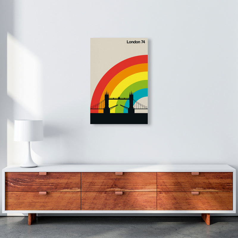 London 74 Art Print by Bo Lundberg A2 Canvas