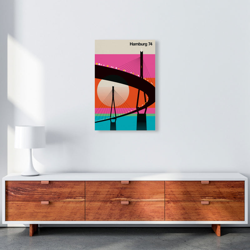 Hamburg 74 Art Print by Bo Lundberg A2 Canvas