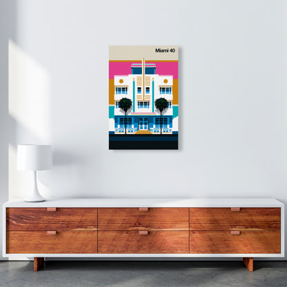 Miami 40 Art Print by Bo Lundberg A2 Canvas