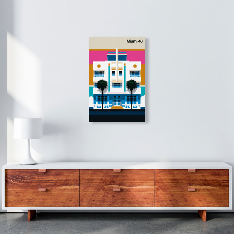 Miami 40 Art Print by Bo Lundberg A2 Canvas