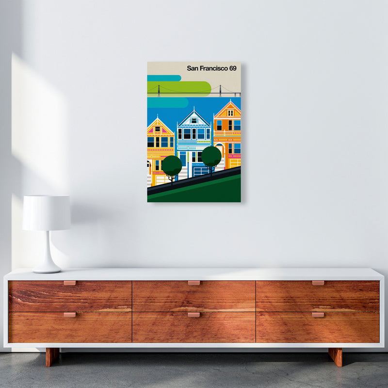San Francisco 69 Art Print by Bo Lundberg A2 Canvas