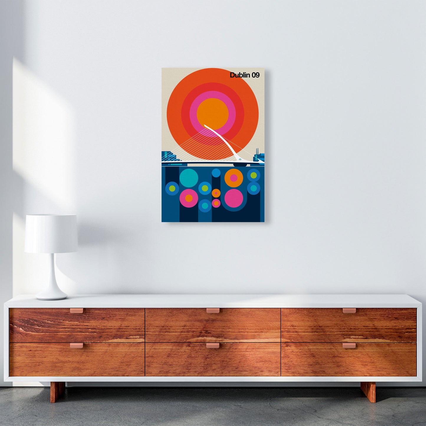 Dublin 09 Art Print by Bo Lundberg A2 Canvas