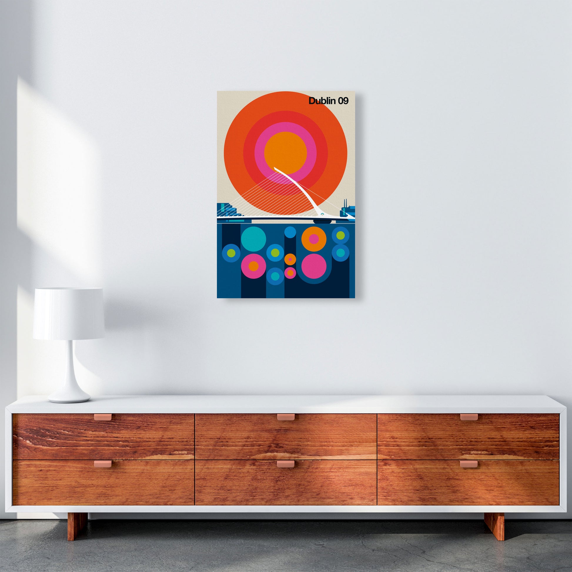 Dublin 09 Art Print by Bo Lundberg A2 Canvas