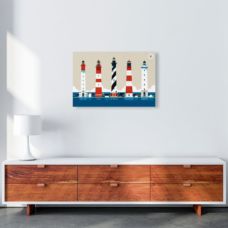 Lighthouse Island 150 Art Print by Bo Lundberg A2 Canvas