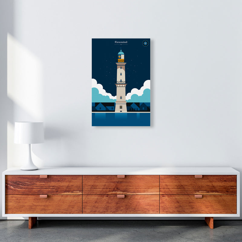 Warnemünde Art Print by Bo Lundberg A2 Canvas