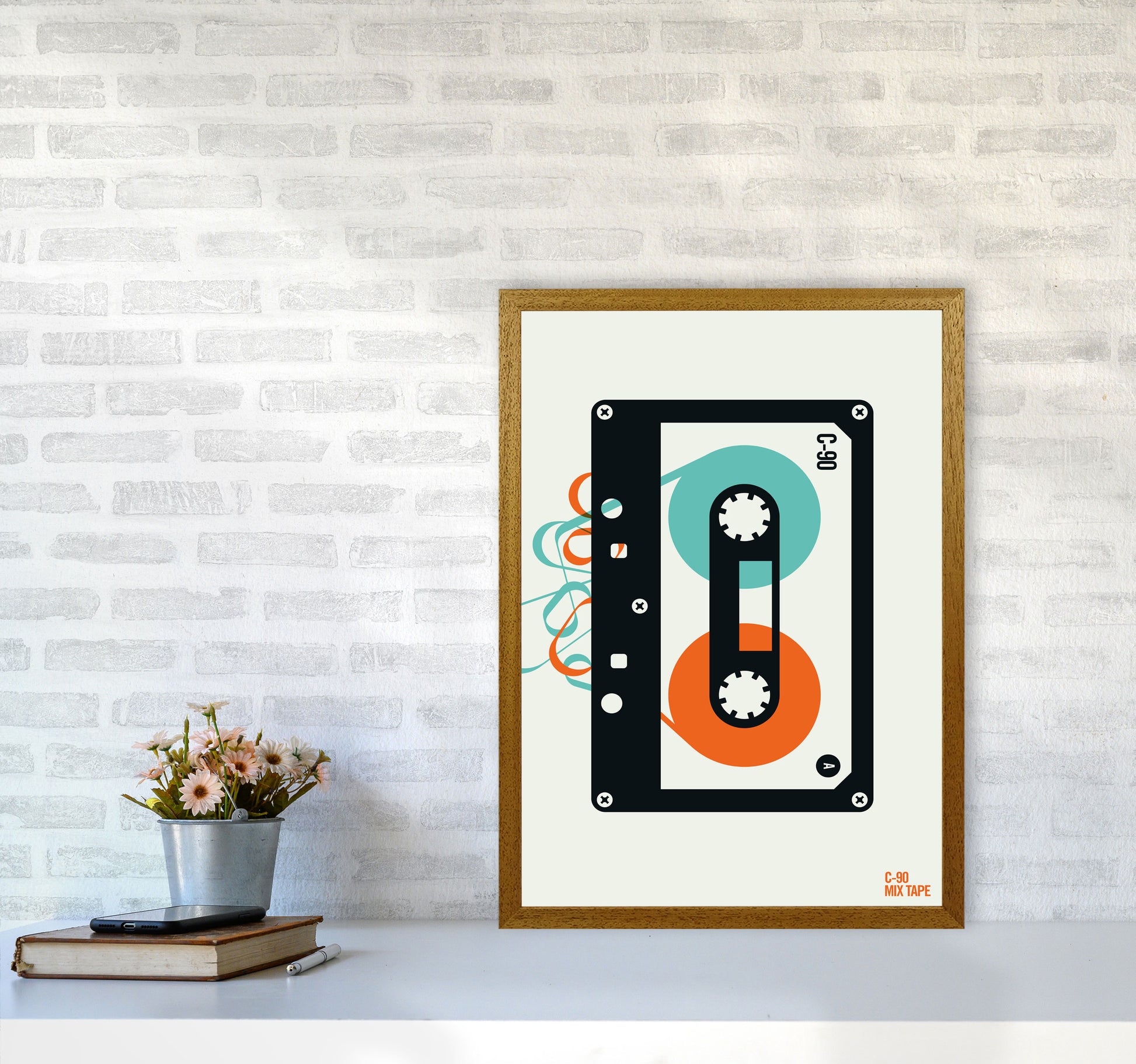 Icons Mixtape Art Print by Bo Lundberg A2 Print Only