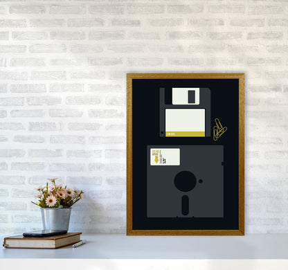 Icons Floppy 2 Art Print by Bo Lundberg A2 Print Only