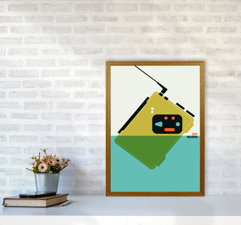 Icons Walkman Art Print by Bo Lundberg A2 Print Only