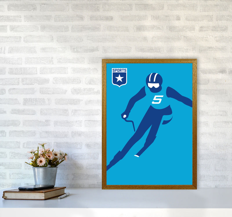 Slalom Art Print by Bo Lundberg A2 Print Only