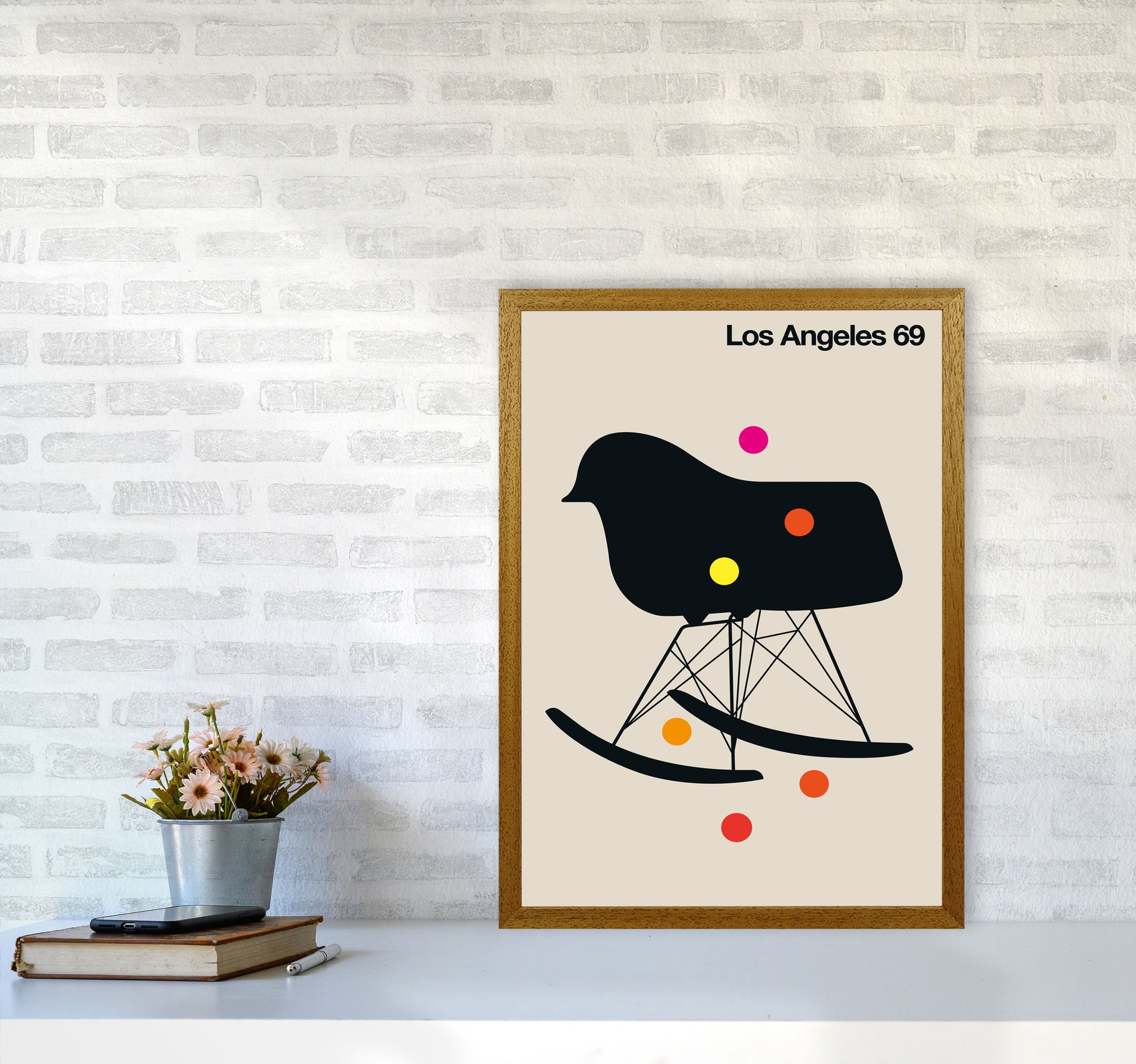 LA 69 Art Print by Bo Lundberg A2 Print Only