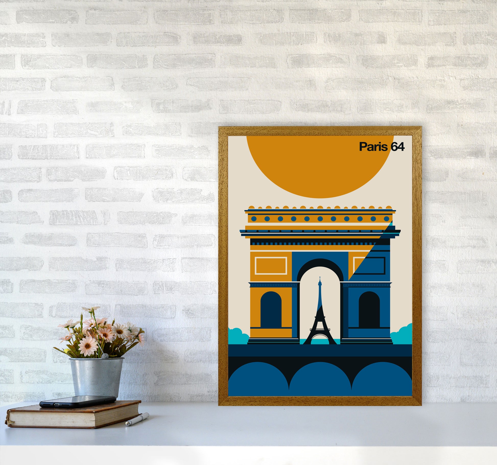 Paris 64 Art Print by Bo Lundberg A2 Print Only