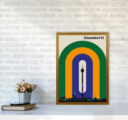 Düsseldorf 81 Art Print by Bo Lundberg A2 Print Only