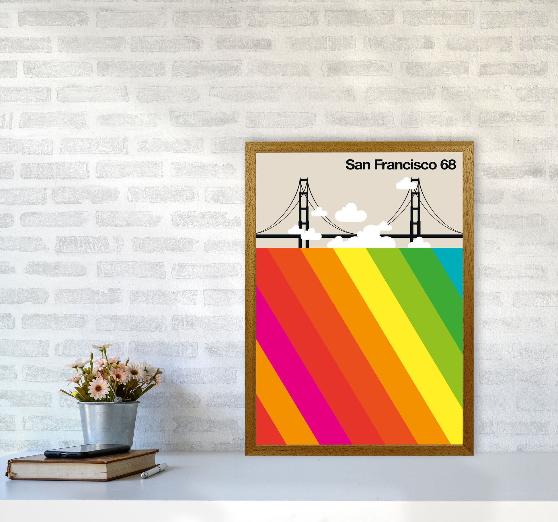 San Francisco 68 Art Print by Bo Lundberg A2 Print Only