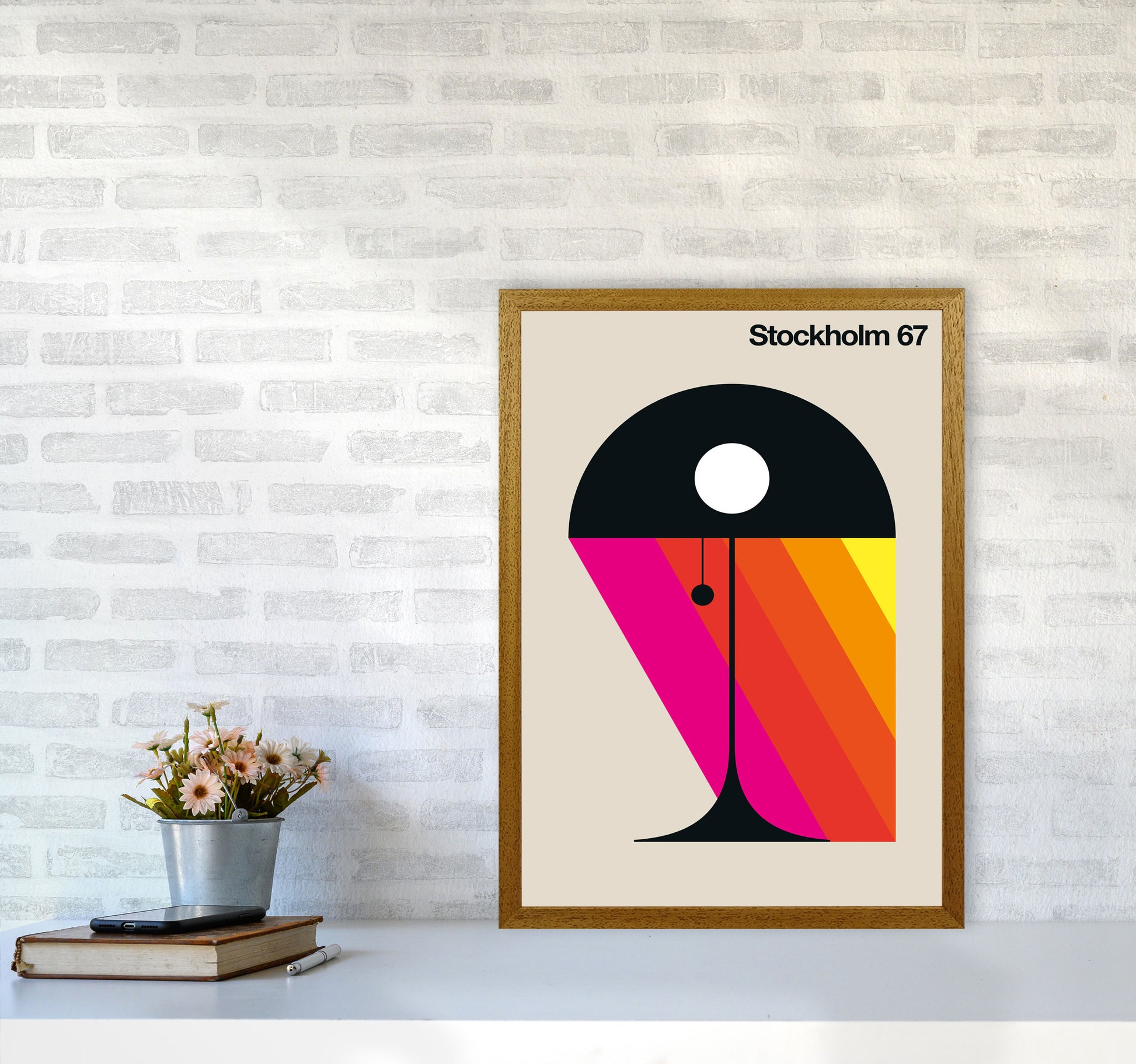 Stockholm 67 Art Print by Bo Lundberg A2 Print Only