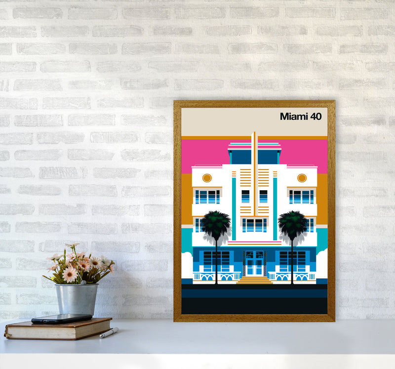 Miami 40 Art Print by Bo Lundberg A2 Print Only