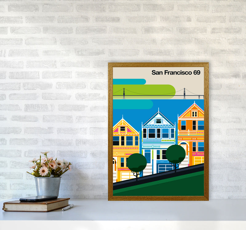 San Francisco 69 Art Print by Bo Lundberg A2 Print Only