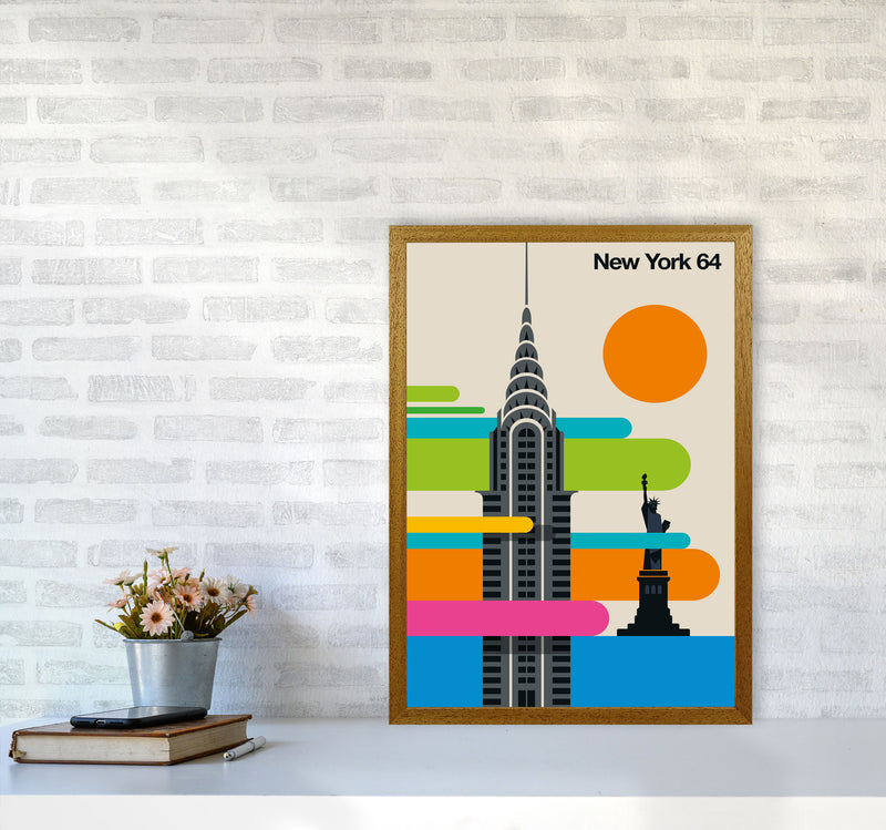 New York 64 Art Print by Bo Lundberg A2 Print Only