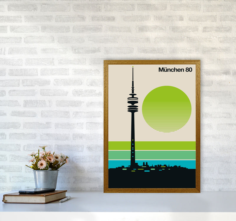 München 80 Art Print by Bo Lundberg A2 Print Only