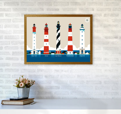 Lighthouse Island 150 Art Print by Bo Lundberg A2 Print Only