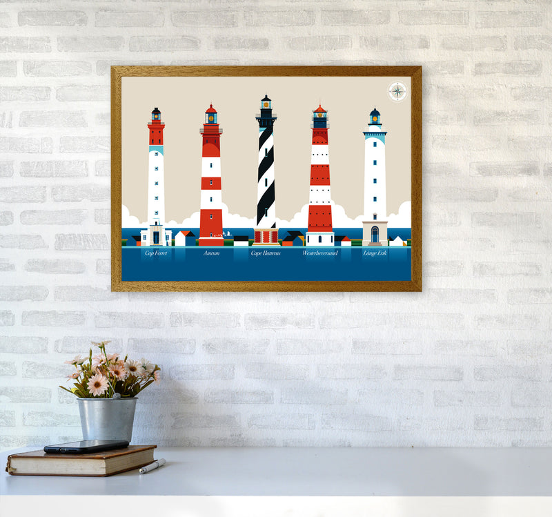 Lighthouse Island 150 Art Print by Bo Lundberg A2 Print Only