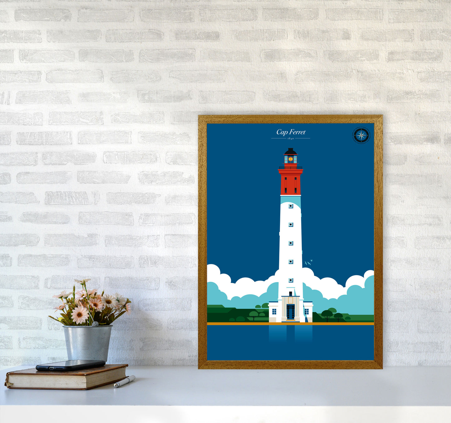 Cap Ferret Art Print by Bo Lundberg A2 Print Only