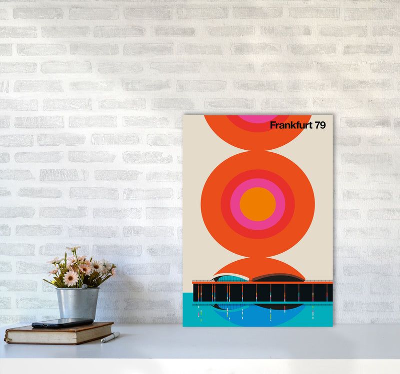 Frankfurt 79 Art Print by Bo Lundberg A2 Black Frame