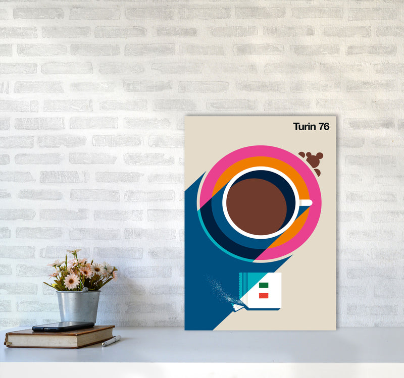Turin 76 Art Print by Bo Lundberg A2 Black Frame