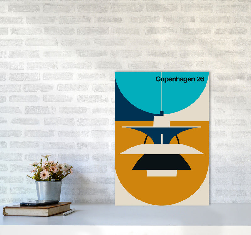 Copenhagen 26 Art Print by Bo Lundberg A2 Black Frame