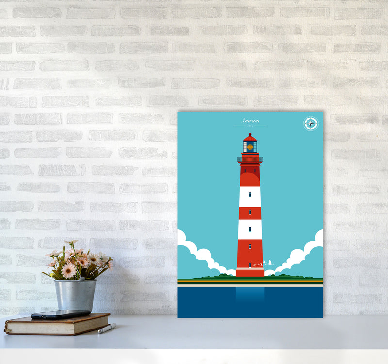 Amrum Art Print by Bo Lundberg A2 Black Frame