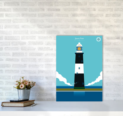 Spurn Point Art Print by Bo Lundberg A2 Black Frame