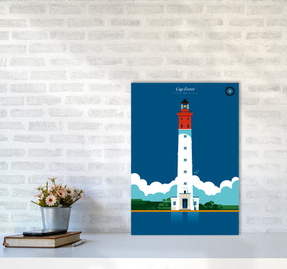 Cap Ferret Art Print by Bo Lundberg A2 Black Frame