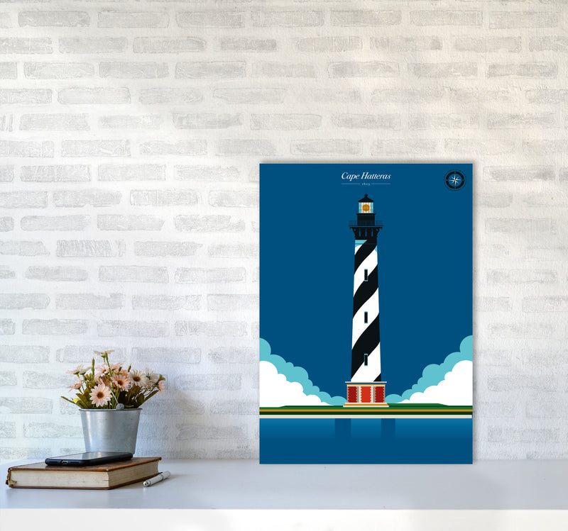 Cape Hatteras Art Print by Bo Lundberg A2 Black Frame