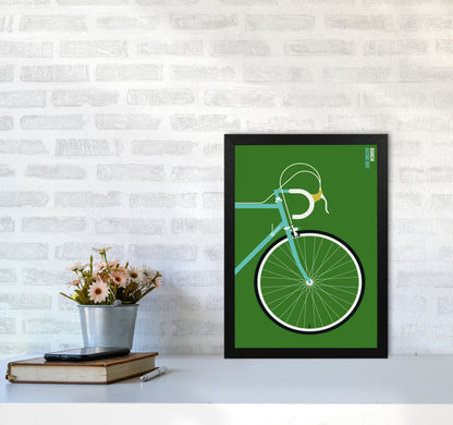 Icons Bianchi Front Art Print by Bo Lundberg A3 White Frame