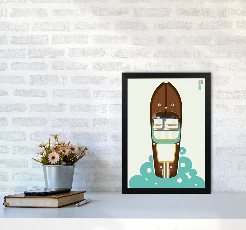 Icons Riva Art Print by Bo Lundberg A3 White Frame