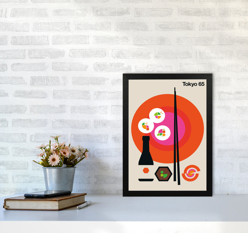 Tokyo 65 Art Print by Bo Lundberg A3 White Frame