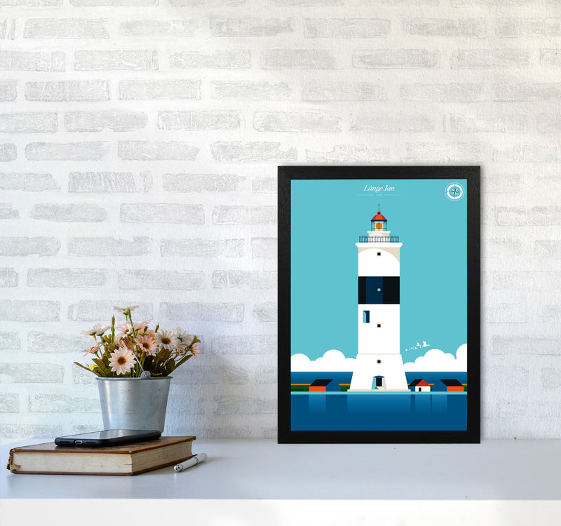 Långe Jan Art Print by Bo Lundberg A3 White Frame