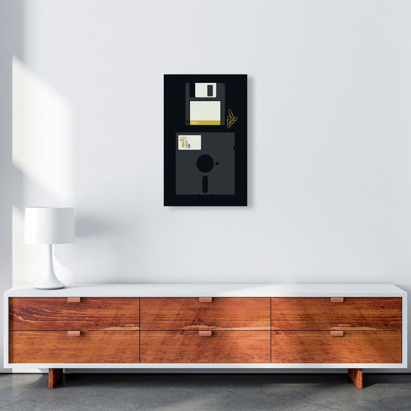 Icons Floppy 2 Art Print by Bo Lundberg A3 Canvas